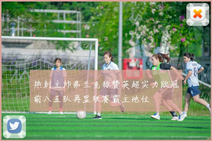 热刺主帅弗兰克称赞英超实力欧冠前八五队再显联赛霸主地位